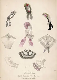 C1863: LACE CAPS ETC C.1863