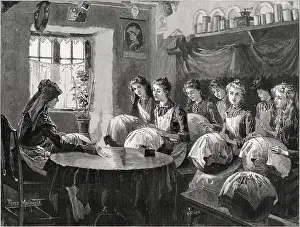 Honiton: Lace industry