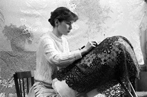 Annually: At the lace-making association Snowflake in Vologda, 1989