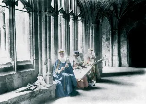 Lacock: Lacock, the Abbey Cloisters 1932