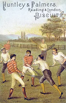 Opposing: LACROSSE GAME C1878
