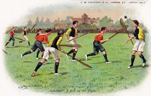 Lacrosse: Lacrosse Match - Running up the field