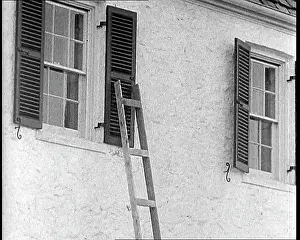 Investigating: A Ladder Leant Against A Window of the American