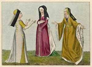 Cuff: Ladies of 15th century