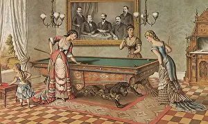 Billiards: Ladies Billiards Game