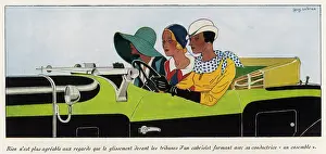Evidently: THREE LADIES IN A CAR