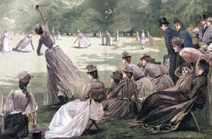 Ladies Cricket Match 1889