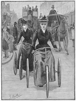 Tricycles: Ladies Cycling - 1892