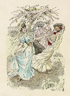 Joys: LADIES DANCE IN FIELD