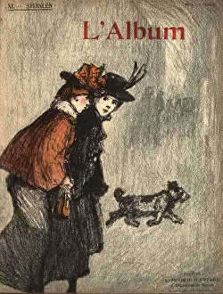 Steinlen: Ladies With A Dog
