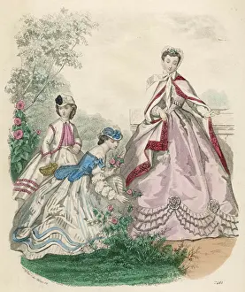 Flounces: Ladies - Girl 1865