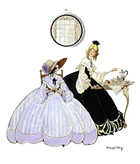 Jolley: Two ladies having afternoon tea