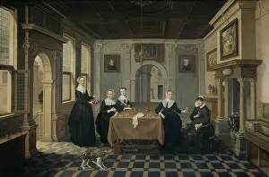 Dirck: Five Ladies in an Interior