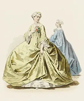 Panier: Ladies in Panier Dresses