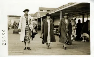 Strolling: Ladies on the Pier