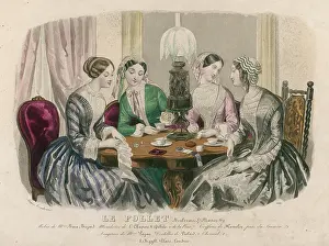 Bodices: Ladies Sewing - 1850s