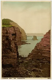 Sidmouth: Ladram Bay near Sidmouth, Devon