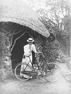 Summerhouse: LADY AND BICYCLE