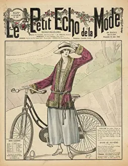 Cycling: Lady and Bicycle
