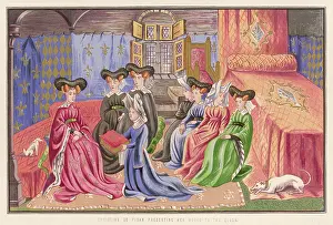 Boudoir: LADY IN A BOUDOIR