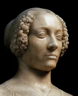 1488: Lady with a bouquet, detail