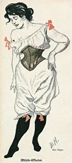 Knickers: Lady in Corset, Jugend