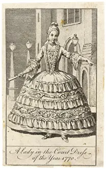 Periods: LADY IN COURT DRESS 1770