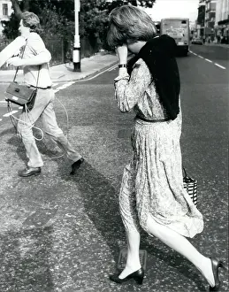 Reluctant: Lady Diana Spencer avoiding the photographers