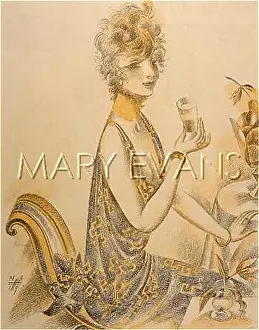 LADY DRINKING