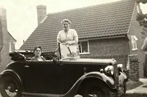 Runaround: Lady driver in tiny Austin 7 Opal