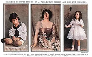 Peeress: Lady Drogheda and her children, 1916