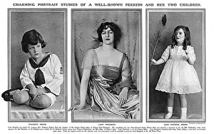 Peeress: Lady Drogheda and her children, 1916