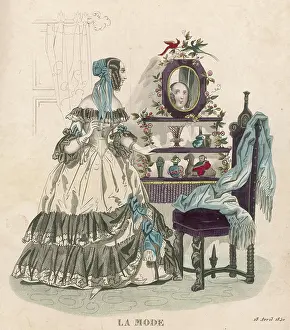 Dubious: LADY AND ETAGERE