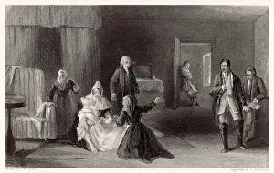 Collapses: THE LADY FAINTS