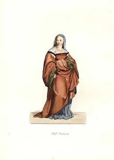 Sarto: Lady of Florence, 16th century, in full gathered