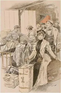 Douane: LADY AT FRENCH DOUANE