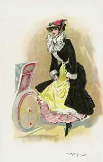 Open Top: A lady getting into her car