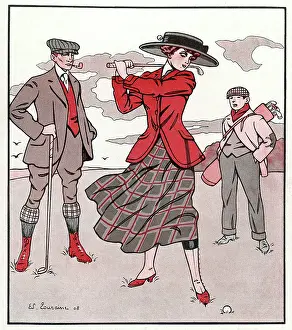 Lady Golfer 1908