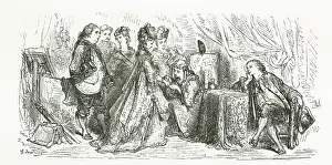 Palmistry: Lady having her palm read