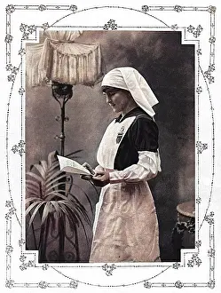 Peeress: Lady Herbert Davis-Goff in nursing uniform, WW1