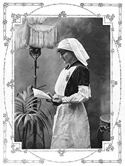 Peeress: Lady Herbert Davis-Goff in nursing uniform, WW1