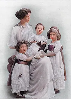 Widowhood: Lady Ingestre and her three daughters