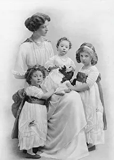 Widowhood: Lady Ingestre and her three daughters