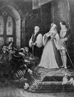 Successor: Lady Jane Grey with her husband Guildford Dudley