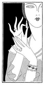 Bracelets: LADY WITH JEWELLERY 1927