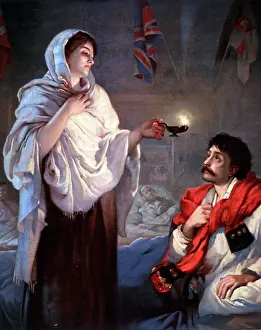 Sanitary: The Lady with the Lamp, Florence Nightingale, English Nurse