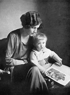 Chisholm: Lady Loughborough and her son, Tony