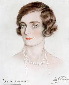 Klin: Lady Louis Mountbatten by Leo Klin