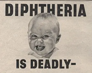 Diphtheria: The Lady Magazines - 1943, Diphtheria Is Deadly