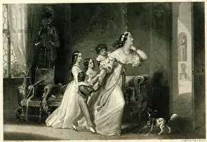 Melodramatic: Lady Mornford separating from her children